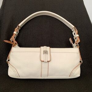 TOMMY HILFIGER Soft Genuine Leather Vanilla Excellent Condition